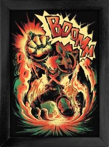 My Hero Academia Wooden Framed Poster Without Glass Paper Print ...