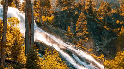 Download wallpaper 1920x1080 river, stream, mountain, trees, stones ...