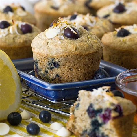 BEST Gluten-Free Blueberry Lemon Muffins | Naturally Sweetened