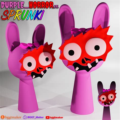 STL file PINKI HORROR SPRUNKI INCREDIBOX | Pink Sprunki 3D Model STL ...