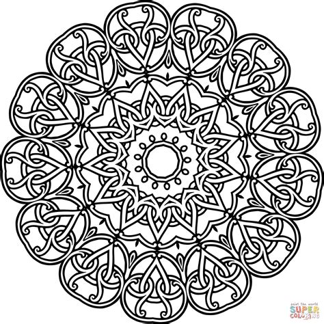 Free Printable Geometric Coloring Pages For Adults Simple Geometric