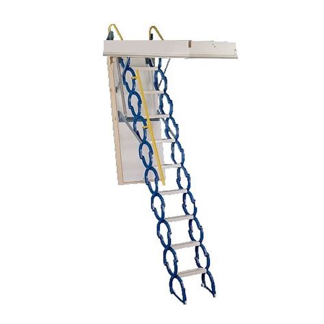 Rainbow Attic Stair Buy Prestige Telescoping Attic Ladder - Blue at ...