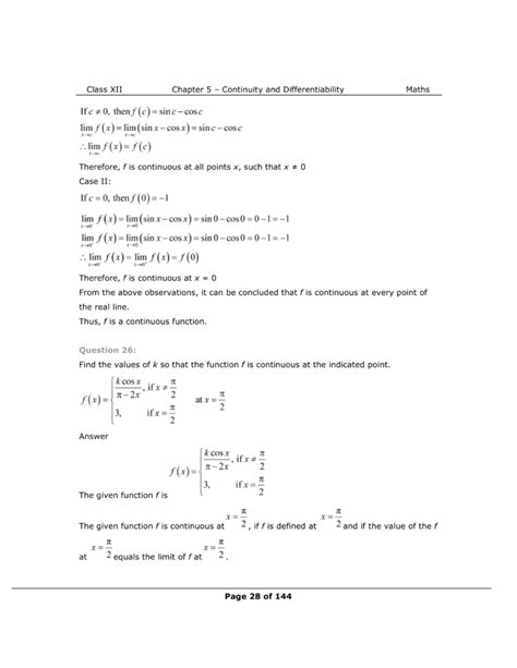 Image result for Class 12 Math Exercise 5.1 Viba