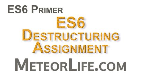ES6 Use Destructuring Assignment to Assign Variables From Arrays 的图像结果