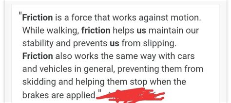 give at least three examples where friction is useful - Brainly.in