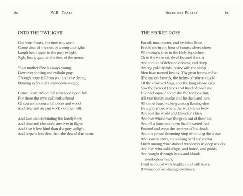 W.B. Yeats Selected Poetry | Book by W.B. Yeats | Official Publisher ...