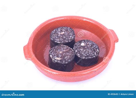 Blood sausage ( spanish ) stock image. Image of onion, spicy - 493645