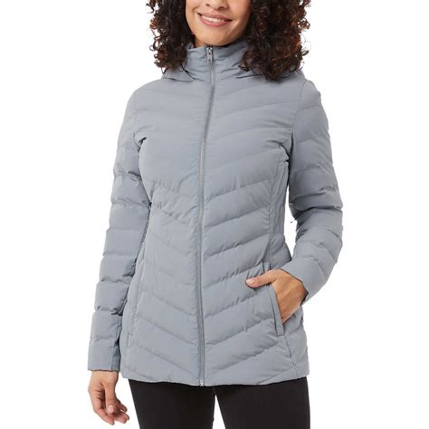 32 DEGREES Plus Size Women's Water Resistant Power Tech Jacket with ...