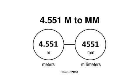 4.551 m to mm - Howmanypedia.com