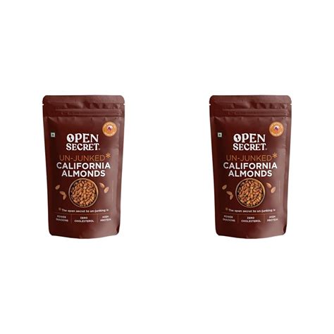 Open Secret Almonds | 500g | Dry Fruits, Badam, Premium California ...