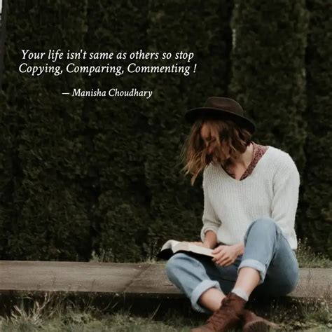 Your life isn't same as o... | Quotes & Writings by Manisha Choudhary ...