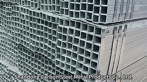 Galvanized 4x4 Square Tubing Galvanised Square Hollow Section 14 Gauge ...