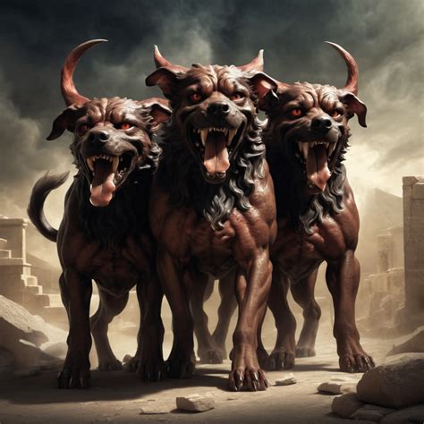 Greek Mythology's Three-Headed Dog | Stable Diffusion Online