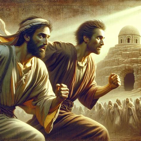 What does John 20:4 mean? | Bible Art