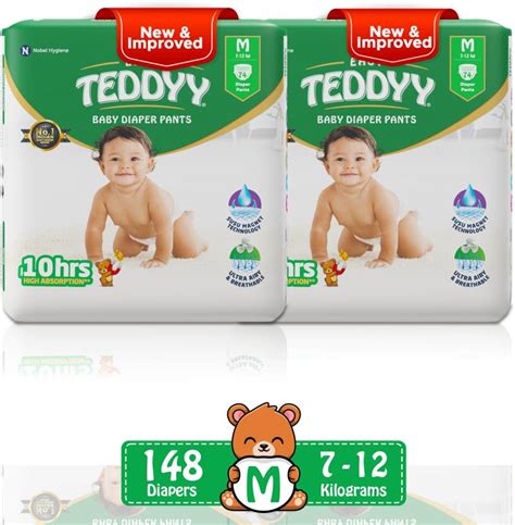 TEDDYY Easy Diaper Pants with Rash Protection and 3x Faster absorption ...
