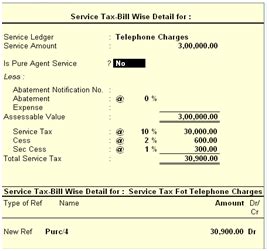 Service Tax in Tally ERP 9