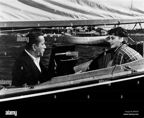 Audrey Hepburn Film Title Sabrina Black and White Stock Photos & Images ...