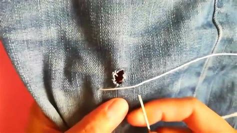 织补衣服破洞的针法，补完无瑕疵，太实用了_腾讯视频