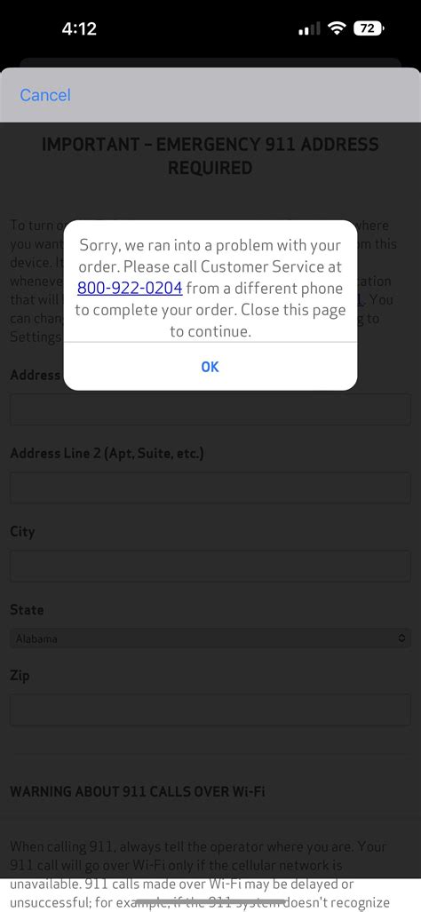 Cannot activate WiFi Calling : r/SpectrumMobile