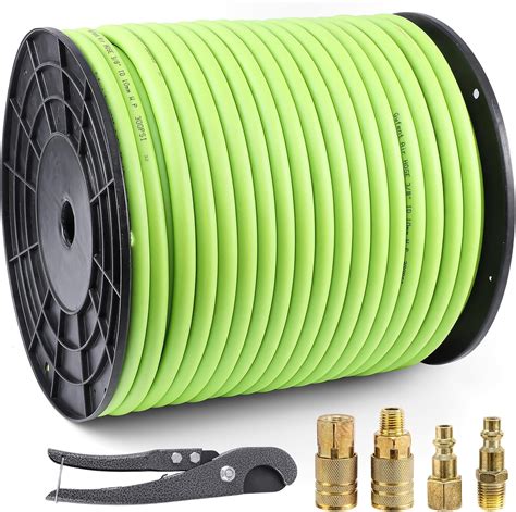 Gyfent Air Hose, 3/8 Inch x 262 Feet Air Compressor Hose Kit Flexible ...