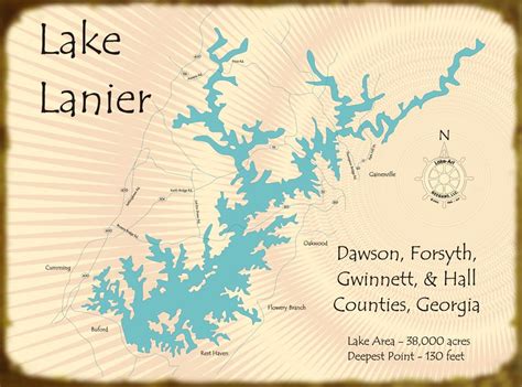 Lake Lanier Water Level Chart - Educational Chart Resources