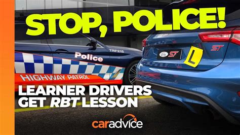 Learning to stop at a police Random Breath Test site - Drive