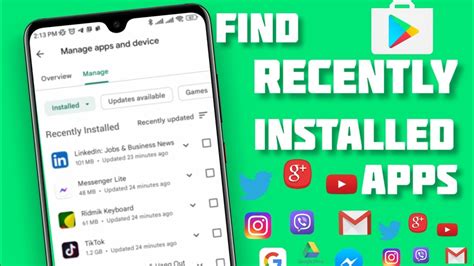 How To Find and Delete Recently Installed Apps History Play Store ...