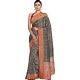 MIMOSA Women Patola Style Art Silk Saree Color : Pink (4574-2526-Sd ...