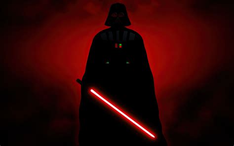 Darth Vader Wallpaper 4K, Lightsaber, Dark background