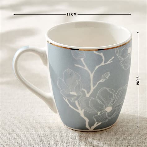 Buy Colbert Bone Chine Floral Print Coffee Mug - 240ml from Home Centre ...