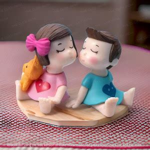 THE CLICK INDIA Kissing Couple Magnet On Lips Valentines Gift Set For ...