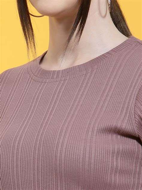 Self Textured Crop Top & Bell Bottoms With Pockets Co-Ord Set – rigoindia