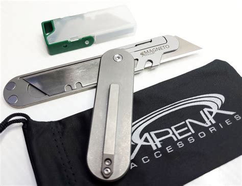 Magneto Razor Titanium EDC Box Cutter Utility Knife-MAGNETO-