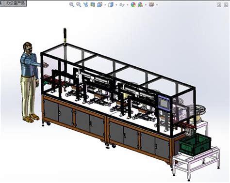 4键盘按键多工位装配流水线3D模型下载_三维模型_SolidWorks模型 - 制造云 | 产品模型