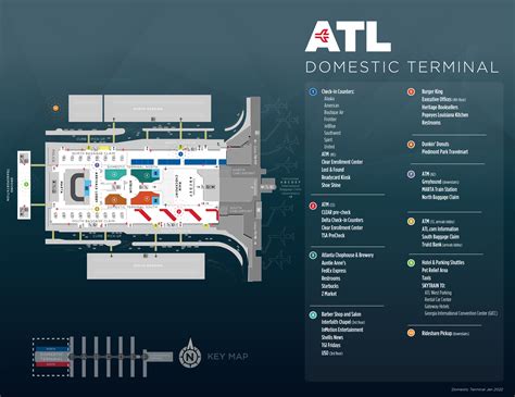 Terminal Maps - ATL | Hartsfield-Jackson Atlanta International Airport