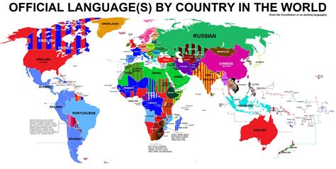 🇬🇧 Official Language(s) by country in the World 🇪🇸 : r/MapPorn