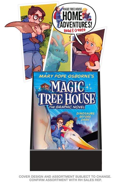 Magic Tree House Read & CREATE Graphic Novels! 6-Copy Counter Display ...