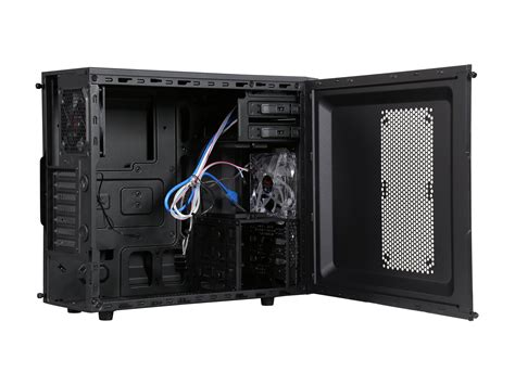 ROSEWILL ATX Mid Tower Gaming Computer Case, Gaming Case with Blue LED ...