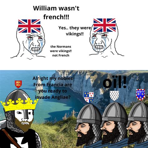 On this sub i've seen so many people claiming the Normans were vikings... in reality, even them ...