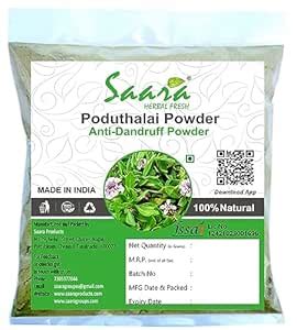 Saara HERBAL FRESH Poduthalai Powder,100g, Anti Dandruff Powder, Phyla ...