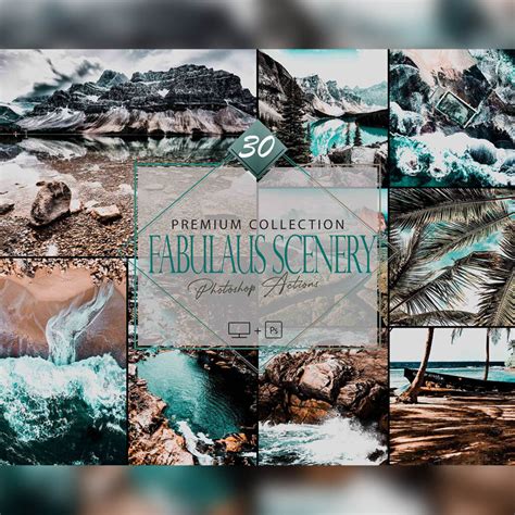 30 Fabulous Scenery Photoshop Actions, Landscape ACR Preset ...