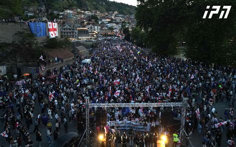Rally underway in Europe Square under slogan: “Strength is in Europe ...