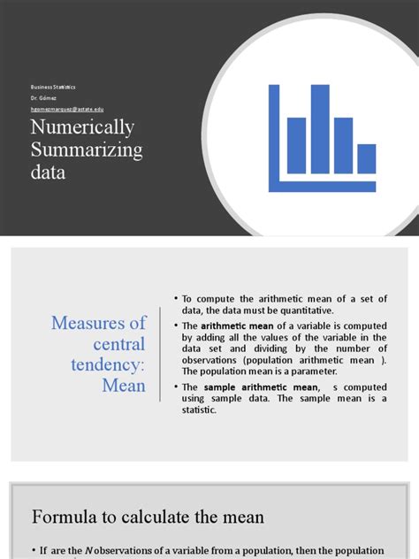 Image result for Numerically Summarizing Data