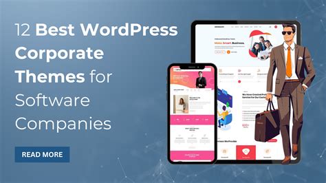 12 Best WordPress Corporate Themes for Software Companies