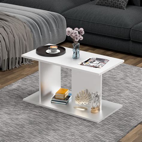 DFC Ellis Engineered Wood Coffee Center Sofa Tea/Teapoy Console Table ...