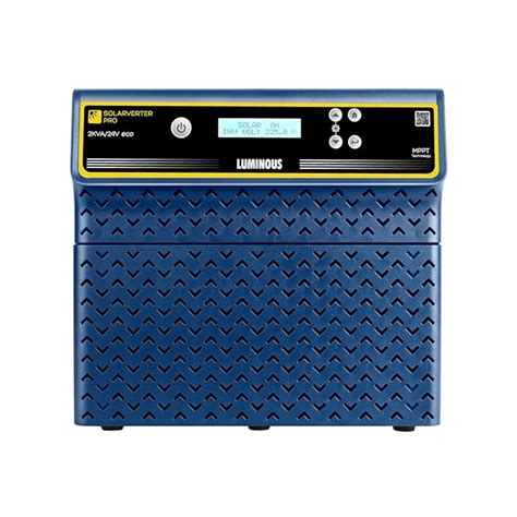 Luminous SOLARVERTER PRO 2KVA ECO – Hybrid Solar Inverter, 24V, Pure ...