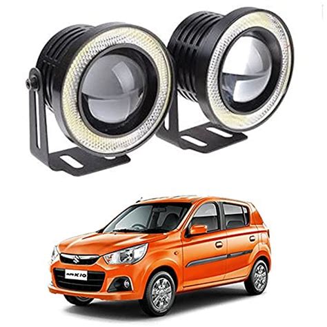 RKPSP Led Car Fog Lamp for Vitara Brezza Zxi Plus At Amt (White) Pack ...