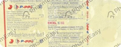 P Ppi 40 MG Tablet (10): Uses, Side Effects, Price & Dosage | PharmEasy