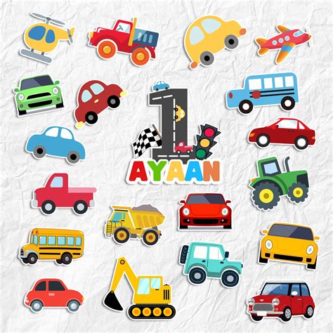 Cars Cutouts | Cars Transport Theme Cutouts – Ezyprints Studio
