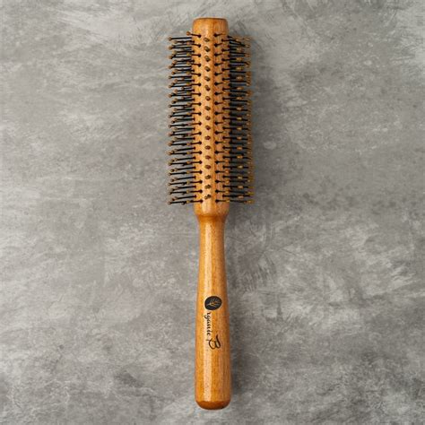 Buy Sustainable Wooden Roller Brush with Bristles on Brown Living™